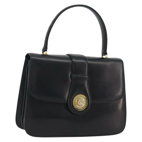 GUCCI 手提包 皮革 黑色 金色 319795 正品 192984A