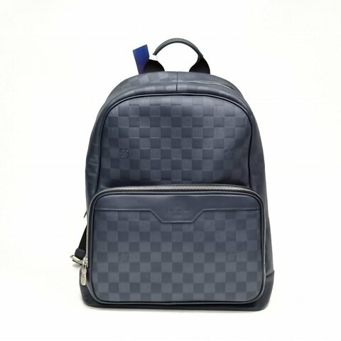 LOUIS VUITTON 黑棋格帆布2020Josh雙肩包肩背包
