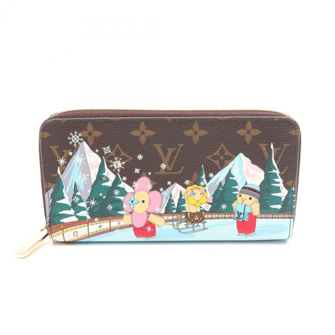 路易威登 Zippy Around 拉鍊長版皮夾 M82614 Monogram Vivienne 帆布二手