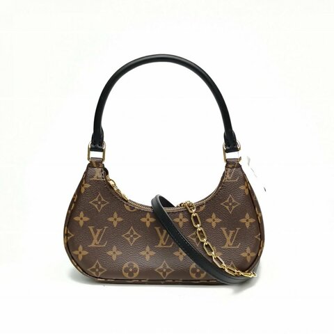 LOUIS VUITTON CATCHY小號老花PVC金扣晶片肩背包