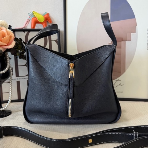 Loewe 羅意威 hammock 黑色吊床包斜挎包 尺寸28*13.5*23