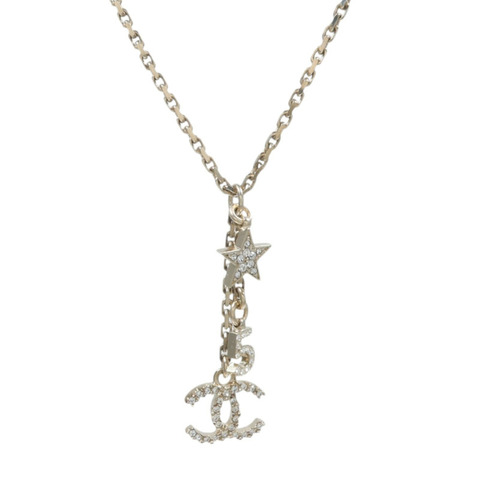 CHANEL 金屬No.5 Star Pendant Nacklace項鍊
