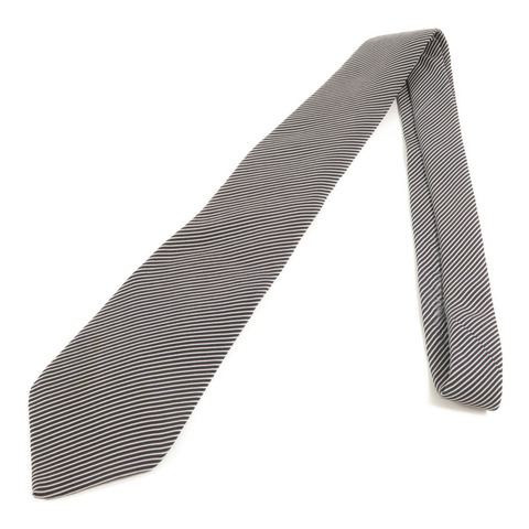 ARMANI 絲質Pure Silk Tie With Jacquard Stripes領帶