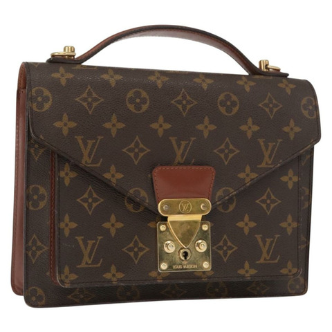 路易威登 Monogram Monceau 28 手提包 M51185 LV 正品 ep12500