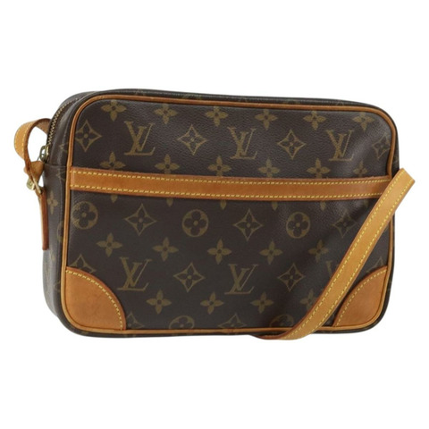 路易威登 Monogram Trocadero 27 肩背包 M51274 LV Auth ka1362