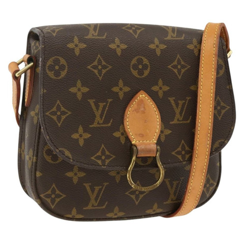 路易威登 Monogram Saint Cloud MM 肩背包 M51243 LV Auth ep13805