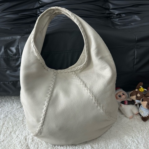 Bottega Veneta 葆蝶家白色和尚 單肩包