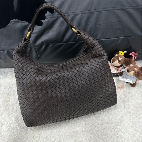 Bottega Veneta 葆蝶家編織烏木色hobo