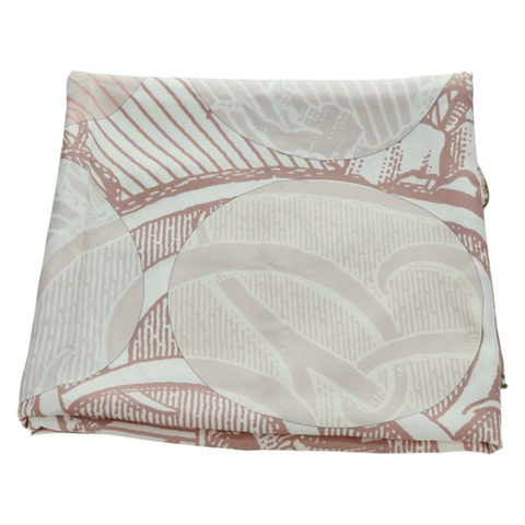 HERMES Carre 140 圍巾「SOITE ET POURSUITE」絲綢粉紅正品 hk3779V
