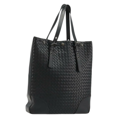 BOTTEGA VENETA INTRECCIATO 手提包皮革黑色 269779 正品 mr2488