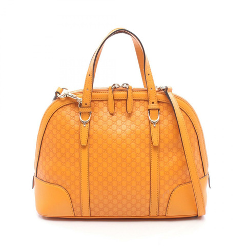 GUCCI Nice Microguccissima 肩挎斜背包 309617 皮革 橘色 二手