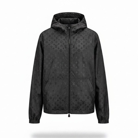莉亞精品♡  LV 連帽雙面可穿風衣外套 #50 近新美品