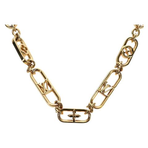 路易威登 My LV Chain GM 項鍊，金屬金色 M01123，LV 正品 bs35604M