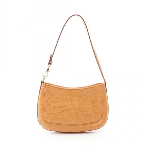 LOEWE Logo 迷你手提包，棕色皮革，二手女款