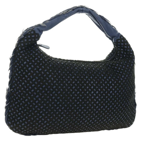 BOTTEGA VENETA INTRECCIATO 流浪漢單肩包皮革海軍藍正品 yk20494SAV