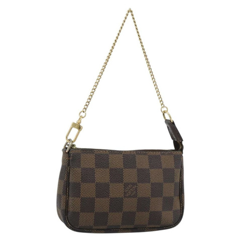 路易威登 Damier Ebene 迷你手拿包配件包 N58009 正品 BA13778A