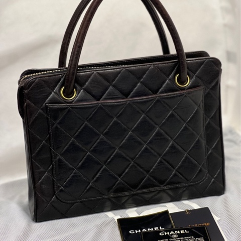 Chanel香奈兒中古包公文包托特包4開有卡