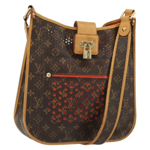 路易威登 Monogram Perfo Musette 肩背包 M95172 LV Auth BA13930V
