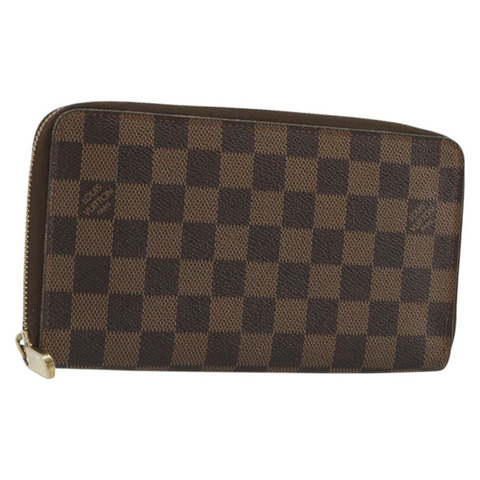 路易威登 Damier Ebene Zippy 收納長皮夾 N60003 LV 正品 ka5107A