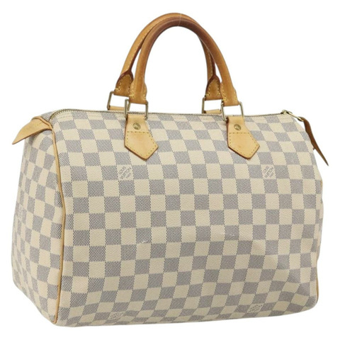 路易威登 Damier Azur Speedy 30 手提包 N41533 LV Auth mr2674A