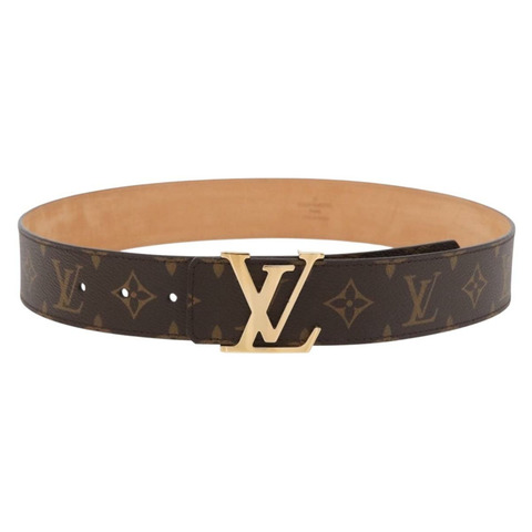 路易威登 Monogram Ceinture LV Initials Belt LV Auth SW2646M