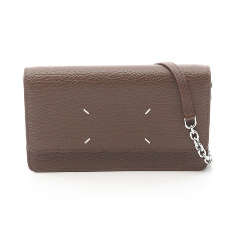 Maison Margiela 4 針肩包 SA3UI0008P4455T2181 皮革 棕色 全新 女士