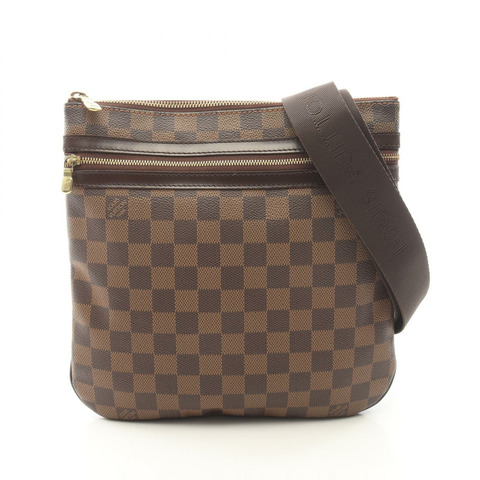 LOUIS VUITTON Pochette Bosphore 單肩斜背包 N51111 Damier Ebene 二手
