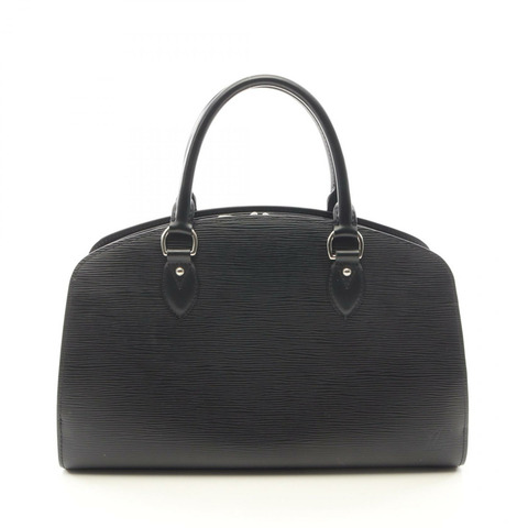 路易威登 Pont Neuf PM 拉鍊手提包 M59072 Epi 皮革黑色二手女士