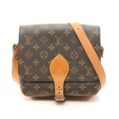 路易威登 Cartouchiere MM 單肩斜背包 M51253 Monogram 帆布 二手