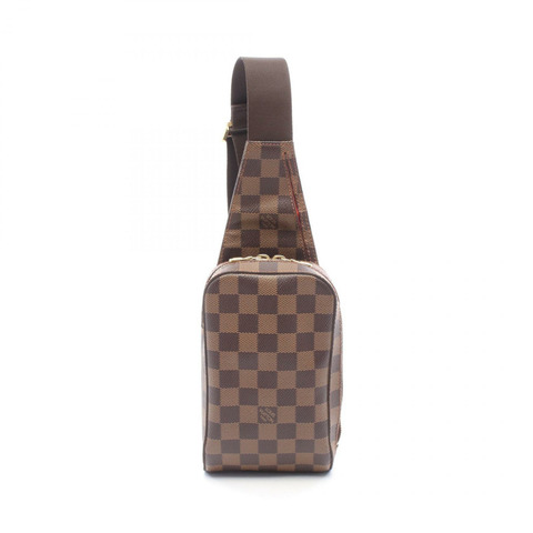 路易威登 Geronimos Damier Ebene 腰包/斜背包 N51994 PVC塗層帆布皮革 棕色 二手 男女通用