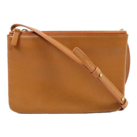 CELINE 牛皮皮革Trio Small肩背袋