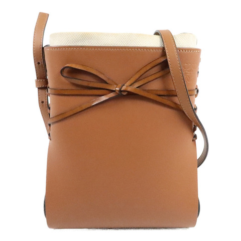 LOEWE 牛皮皮革Ikebana肩背袋