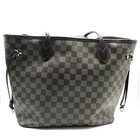 路易威登 Damier Neverfull MM 手提包 N51105 棕色