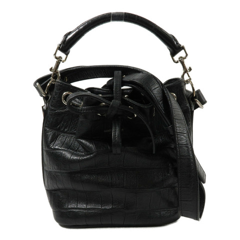 SAINT LAURENT 牛皮皮革Emmanuelle Small Bucket手挽肩背兩用袋