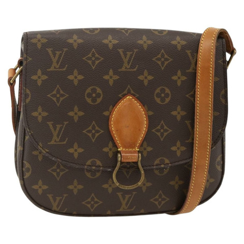 路易威登 Monogram Saint Cloud GM 肩背包 M51242 LV Auth BAZ002A