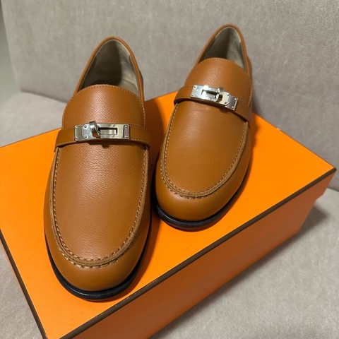 HERMES 💫 Kelly扣 樂福鞋 平底鞋