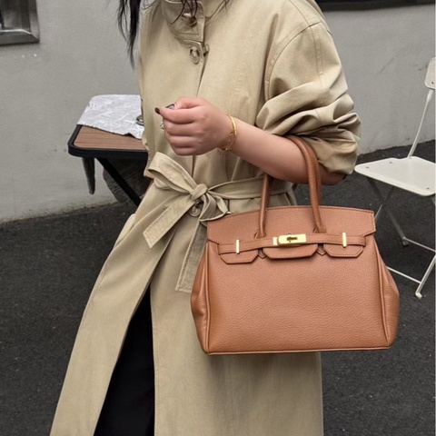 【震撼撿漏價👍🏻全網最低價💫】Hermes/愛馬仕 Birkin35 金棕色 四大金剛色 經典永不過時
