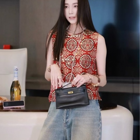 【震撼撿漏價👍🏻全網最便宜💫】Hermes/愛馬仕 Kelly Togo 黑金