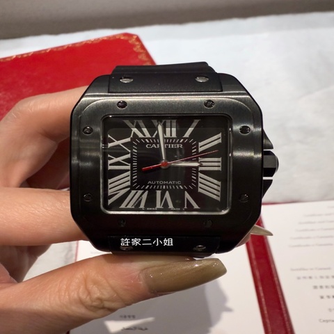 Cartier 卡地亞 Santos 100 so black