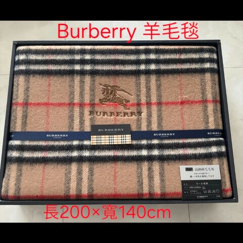 原價6萬9／全新未使用／BURBERRY 羊毛毯／經典NOVA格紋