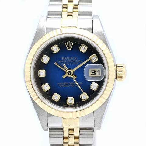 Rolex Datejust 10P 鑲鑽 79173G 女士腕錶 40549