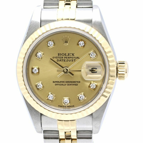 勞力士 Datejust 10P 鑲鑽 79173G 女士腕錶 40547
