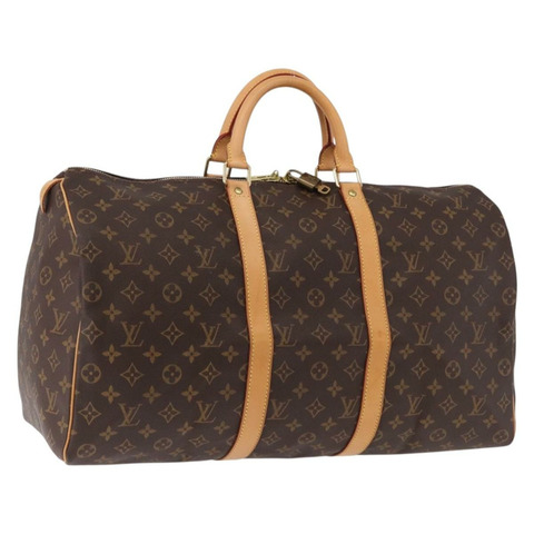 路易威登 Monogram Keepall 50 波士頓包 M41426 LV Auth 190654A
