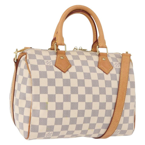 路易威登 Damier Azur Speedy Bandouliere 25 手提包 N41374 LV Auth ka5166A