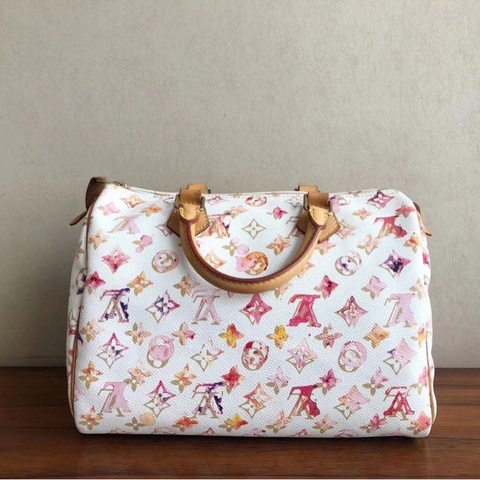LV 白水彩speedy30，收藏款Marc Jacobs x Richard Prince 08年的合作款