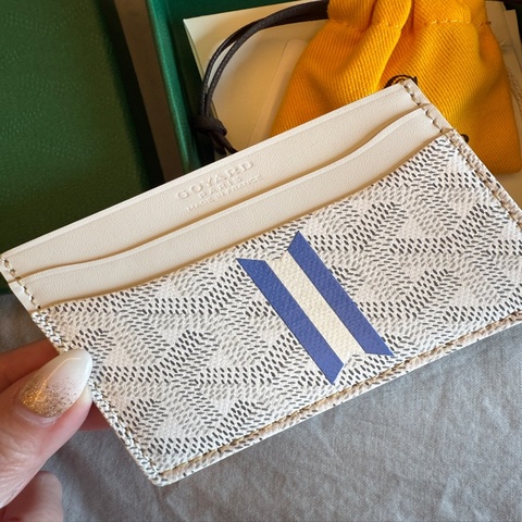 GOYARD 白色限量卡夾 全新