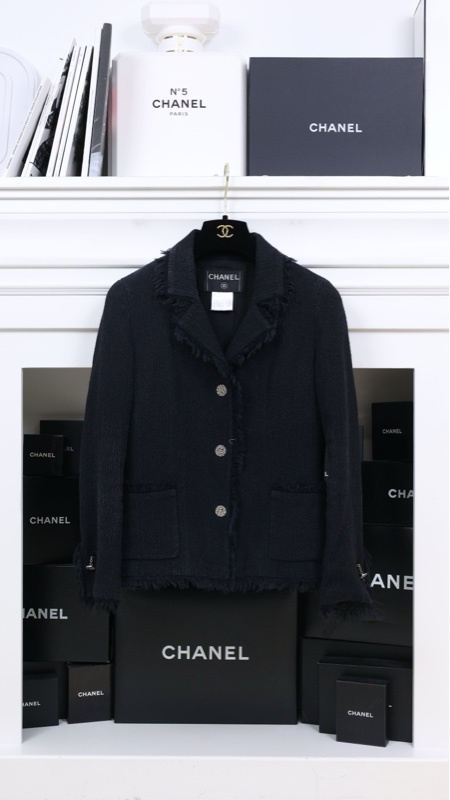 Chanel 04年流苏滚边两口袋外套