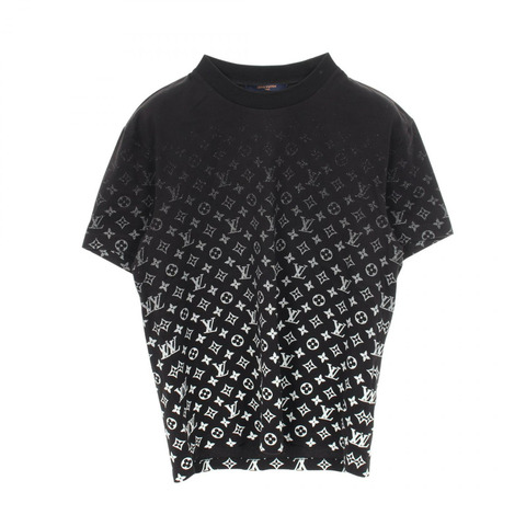 路易威登 Monogram Gradient T 卹 RM202 NPG HJY77W 純棉 黑色 二手 #XS