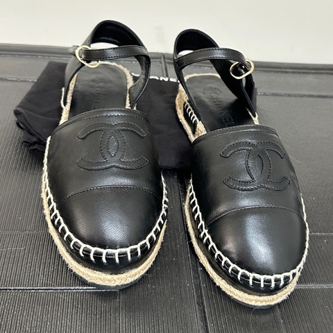 Chanel 香奈兒 漁夫鞋  36碼。