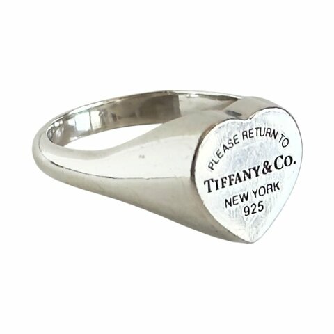 TIFFANY & CO. Return To Tiffany 純銀 愛心💗 戒指